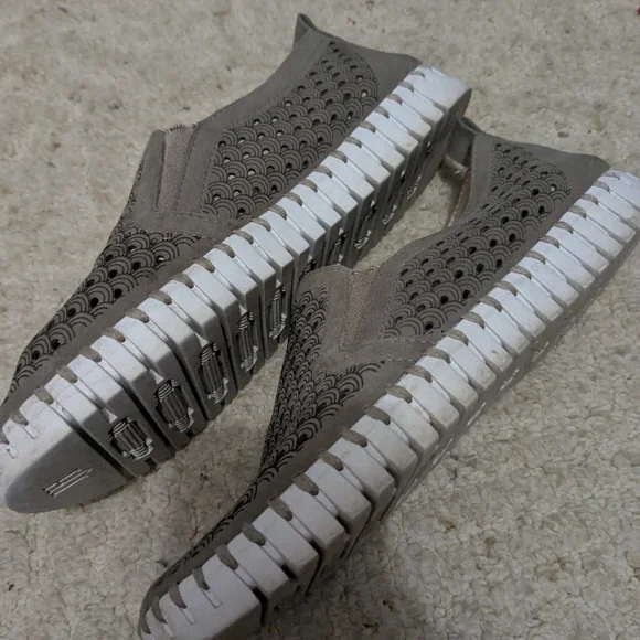 Steve Madden Odonna women's size EU38gray fabric casual slipon lightweight shoes - Picture 2 of 5